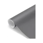 Seonta Grey 16"x78.7" Peel And Stick Wallpaper Thick Matte Gray