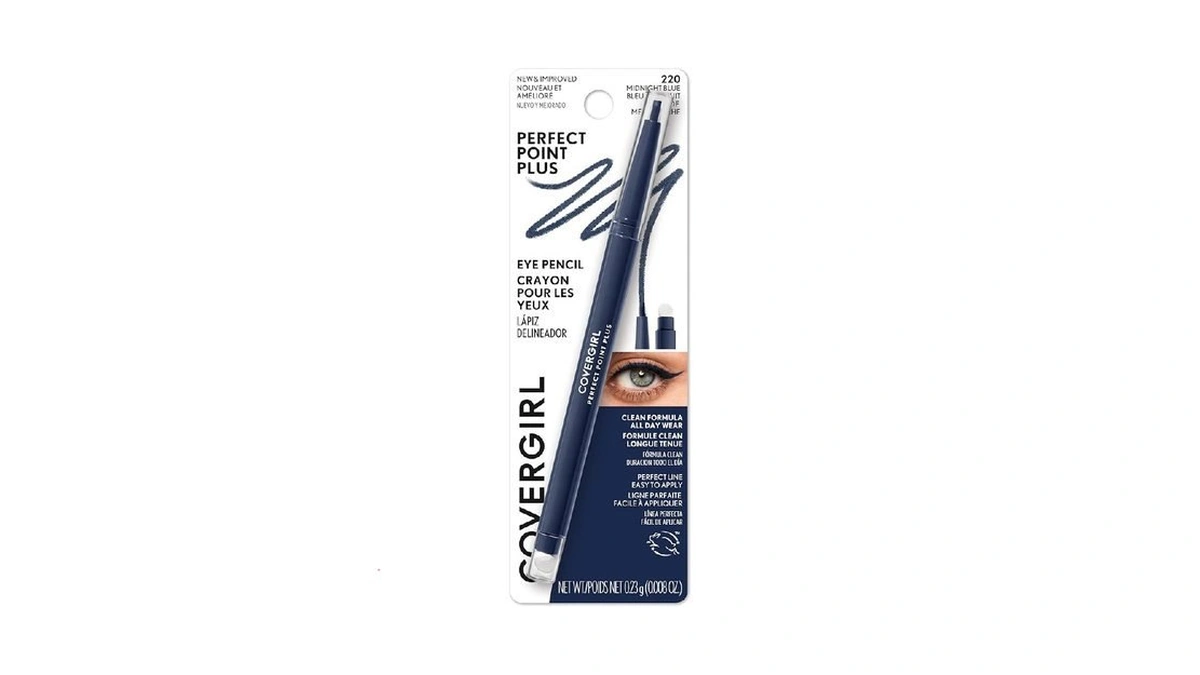 Covergirl Perfect Point Plus Eyeliner Pencil, Midnight Blue, Long-lasting, Versatile