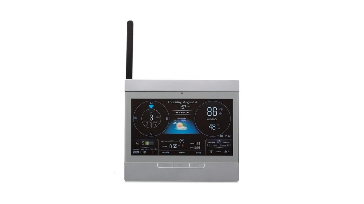 Acurite Atlas Home Weather Station High-definition Display For Temperature, Humidity,