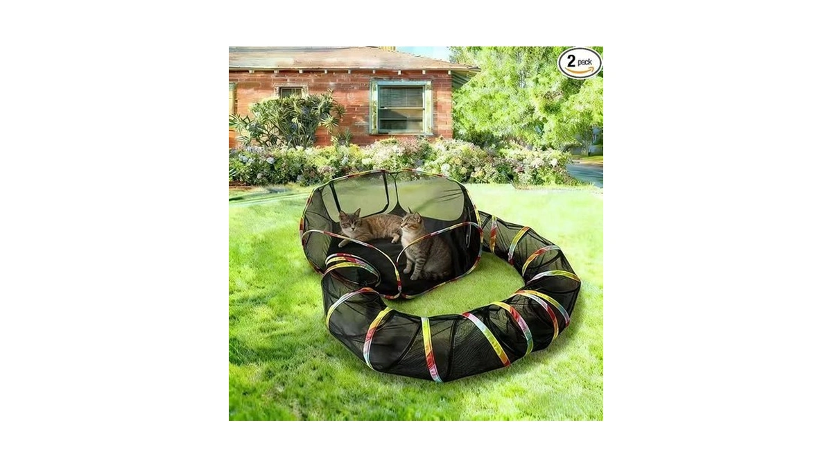 Clkhowl Outdoor Cat Enclosure, Portable Cat Tents For Outside, Cage
