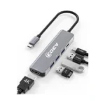 5 In 1 Usb C Hub With 4k Hdmi, Usb