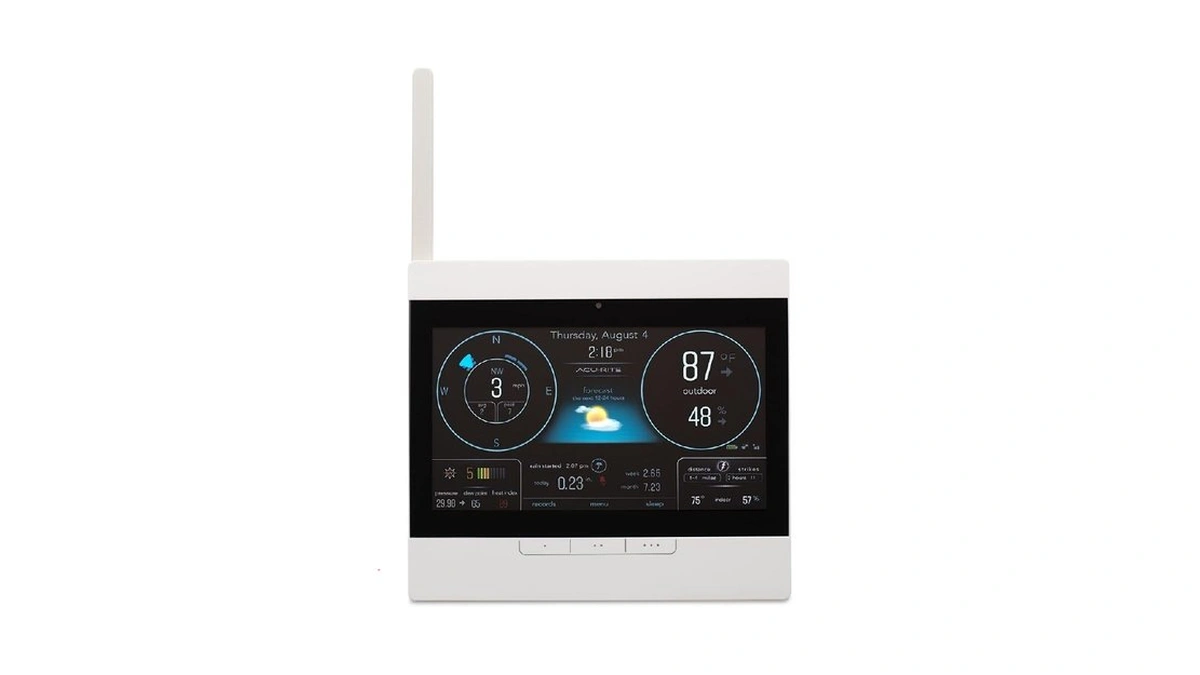 Acurite Atlas Home Weather Station High-definition Display For Temperature, Humidity,