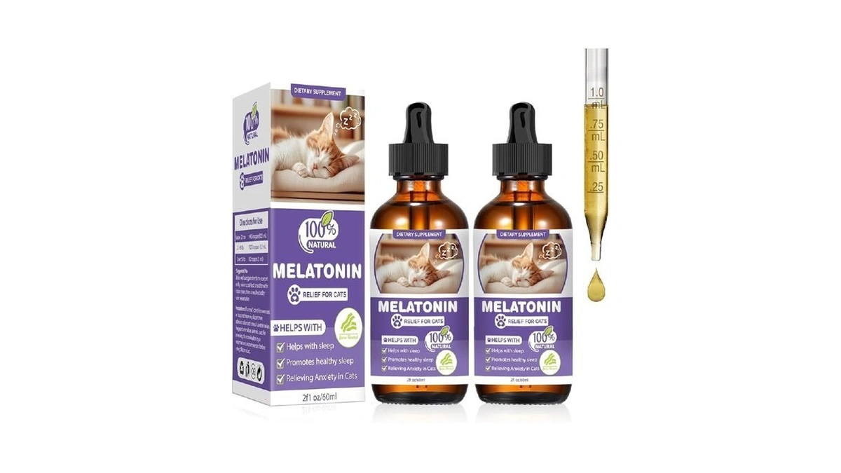 Fhzrlp Cat Melatonin, Melatonin For Cats, Cat Tranquilizer To Anxiety