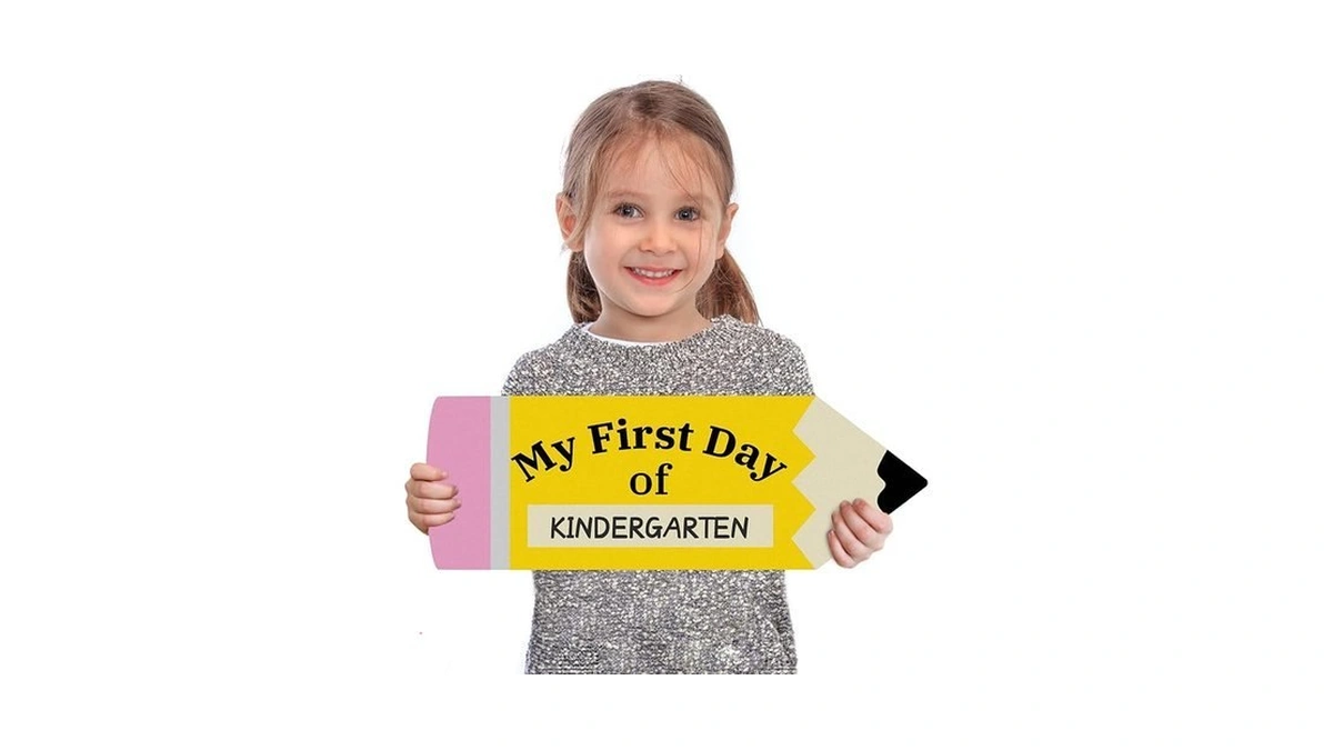 First Day Of School Board - Double-sided Printing Pencil First