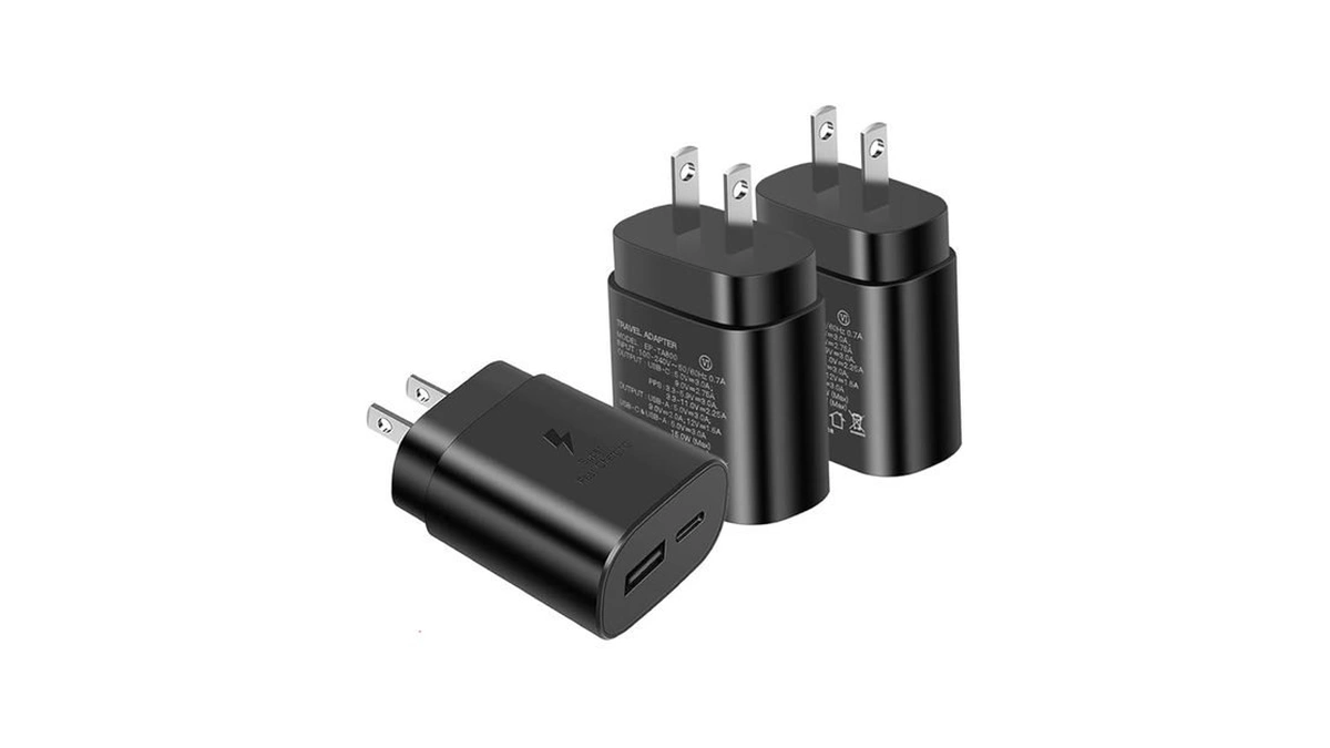 Type C Charger, 25w Usb C Wall Charger Dual Port