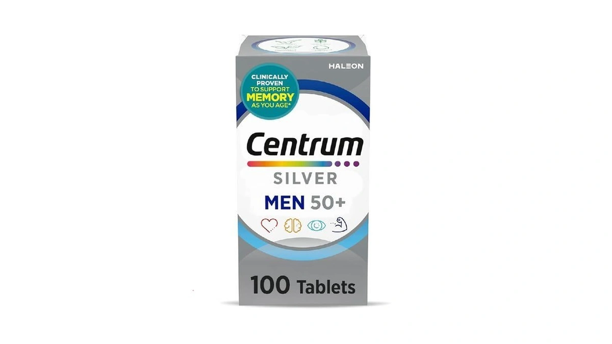 Centrum Silver Multivitamin For Men 50 Plus, Multimineral Supplement, Vitamin