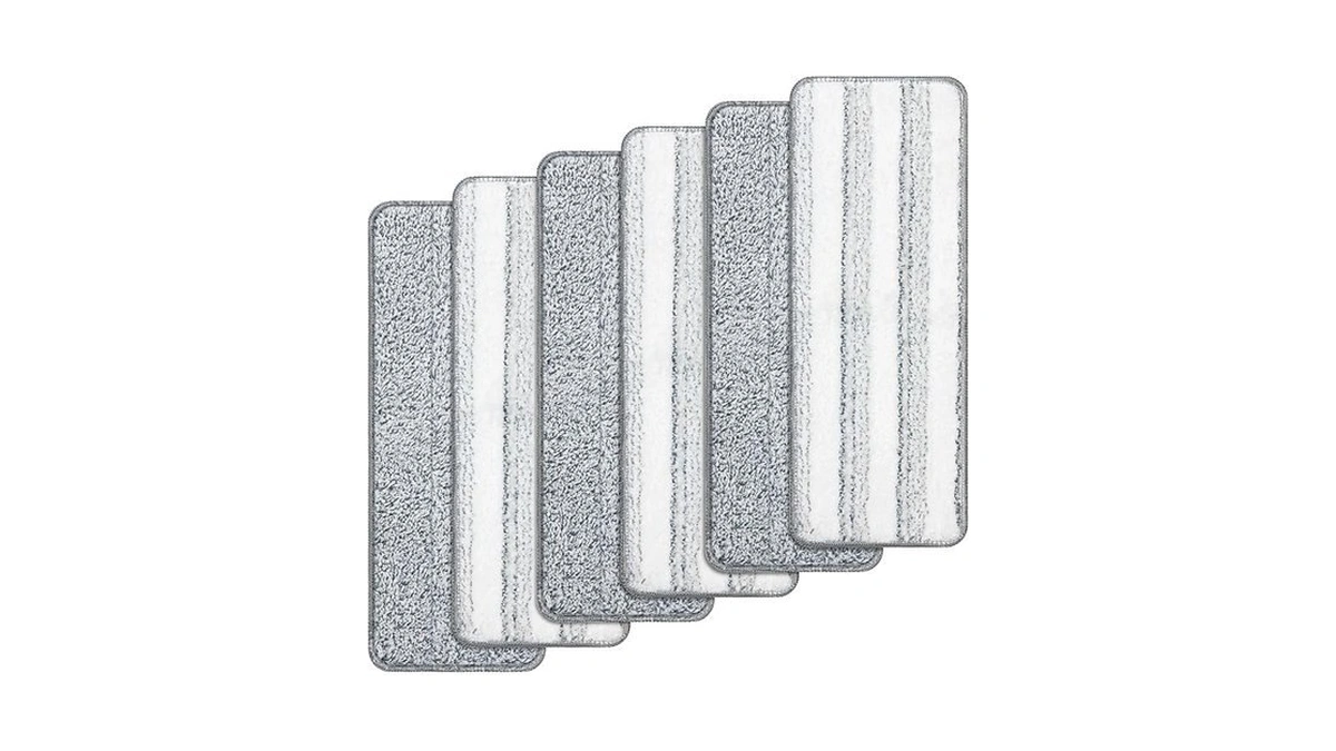 6pcs Mop Replacement Pads Compatible With Joymoop Mop, Universal 13"x4.9”