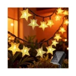Twinkle Solar Star String Lights Outdoor Waterproof Fairy Lights 39ft