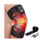 Masgre Cordless Knee Massager With Heat, Vibration Heating Pad For