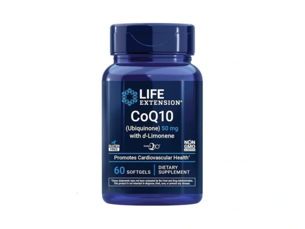 Life Extension Super-absorbable Coq10 (ubiquinone) With D-limonene, Heart Health Supplement,