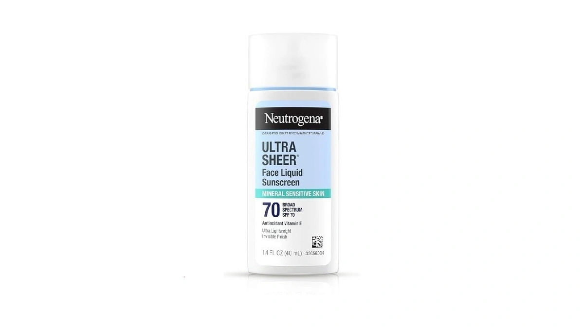 Neutrogena Ultra Sheer Liquid Mineral Sunscreen For Face, Lightweight, Broad