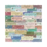 Bible Verse Stickers, 100 Pcs Christian Vintage Inspirational Quote Sticker,