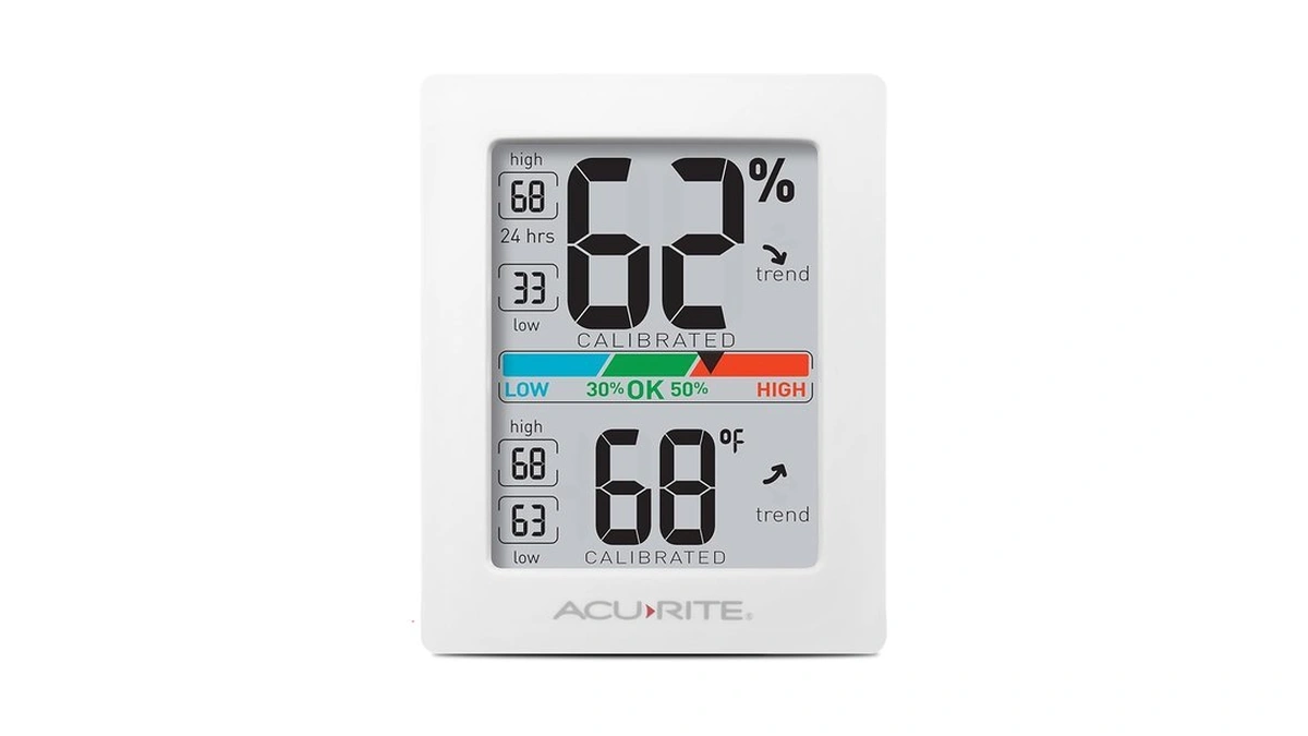 Acurite Humidity Meter Hygrometer And Indoor Digital Thermometer With Temperature