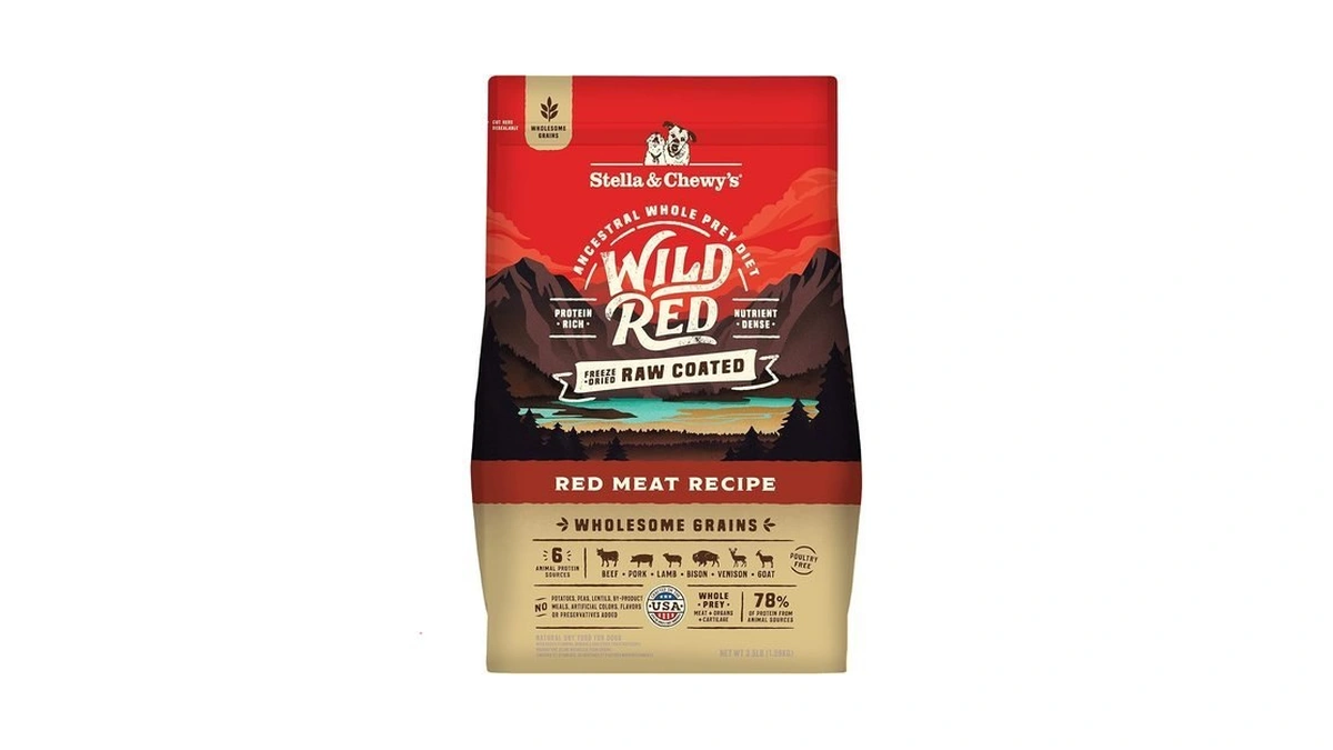 Stella & Chewy's Wild Red Dry Dog Food Raw Coated