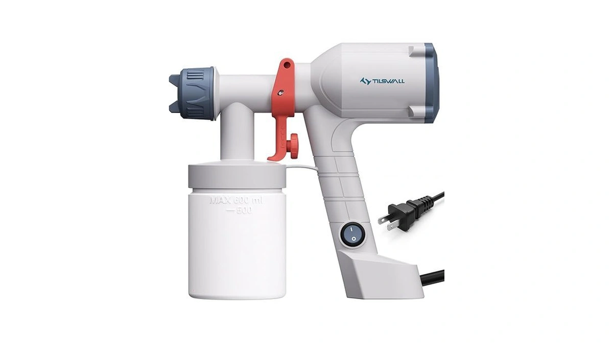 Tilswall Paint Sprayer,upgraded Ultra-light Electric Paint Spray Gun With 2
