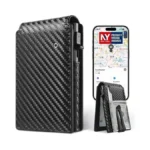 Auskang Mens Wallet With Tracker Works For Find My App