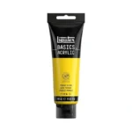 Liquitex Basics Acrylic Paint, 118ml (4-oz) Tube, Primary Yellow