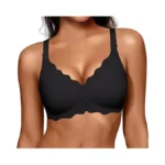 Vertvie Jelly Bras For Women No Underwire Wireless Push Up