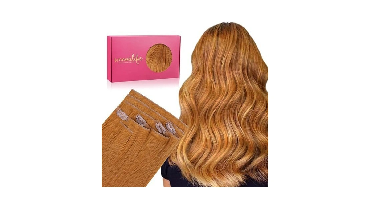 Wennalife Invisi Edge Clip In Hair Extensions Real Human Hair,