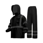 Hi-vis Reflective Safety Rain Jacket And Pants For Men Women