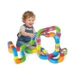 Innovakids Electric Train Sets Racer Track, 121 Pcs Diy Cubes