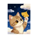 Suanfa Diamond Art Kits For Kids,cute Cat Diamond Painting For