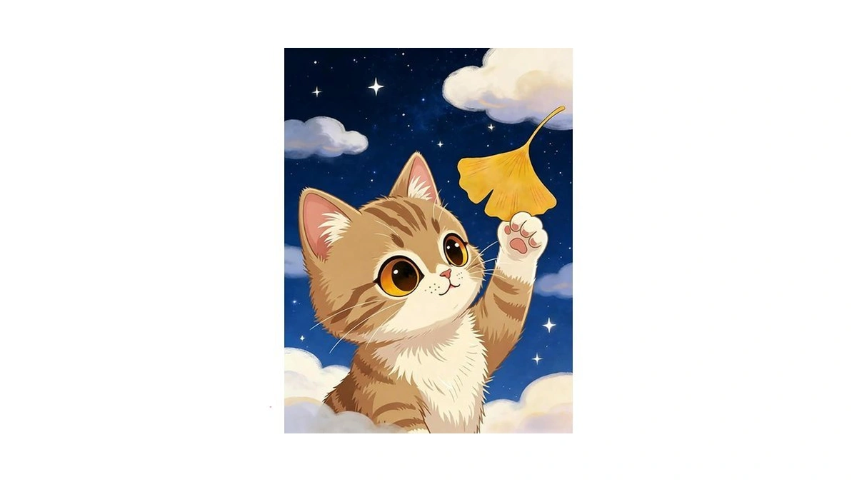 Suanfa Diamond Art Kits For Kids,cute Cat Diamond Painting For