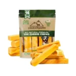 Peaksnpaws Premium Yak Cheese Dog Treats - Natural Yak Chews