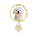 Kynox Cuban Gold Link Heavy Duty Necklace Dog Cat Collar