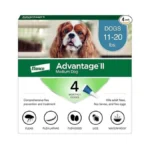 Advantage Ii Medium Dog Vet-recommended Flea Treatment & Prevention |