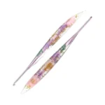 3.0mm Crochet Hooks,ergonomic Crochet Hook With Floral Resin Grips,stylish And