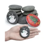 Markdang Rocks For Painting 10 Pcs 2.7-4” Large River Rock