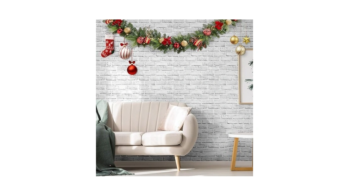 Anmon Brick Wallpaper Peel And Stick Wallpaper 17.7" X 236",