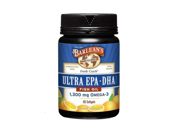 Barlean's Omega 3 Fish Oil Supplements, Supplement Softgels For Men