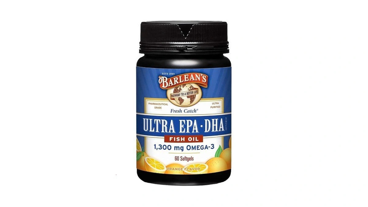 Barlean's Omega 3 Fish Oil Supplements, Supplement Softgels For Men