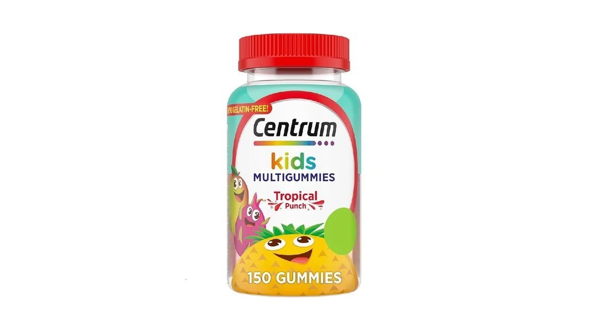 Centrum Kids Multivitamin Gummies, Tropical Punch Flavor Made With Natural