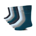 Calvin Klein Mens Dress Socks - 8 Pack Breathable Cotton