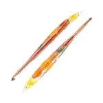 5.5mm Crochet Hooks,ergonomic Crochet Hook With Floral Resin Grips,stylish And