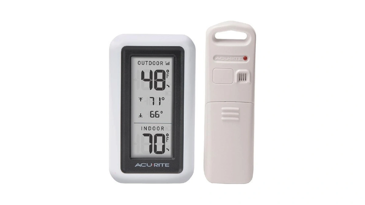 Acurite Digital Thermometer With Indoor, Outdoor Temperature And Daily High