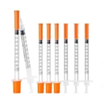 Neeiotm U-100 1ml 31g 5/16" Syringes, Individually Wrapped For Lab