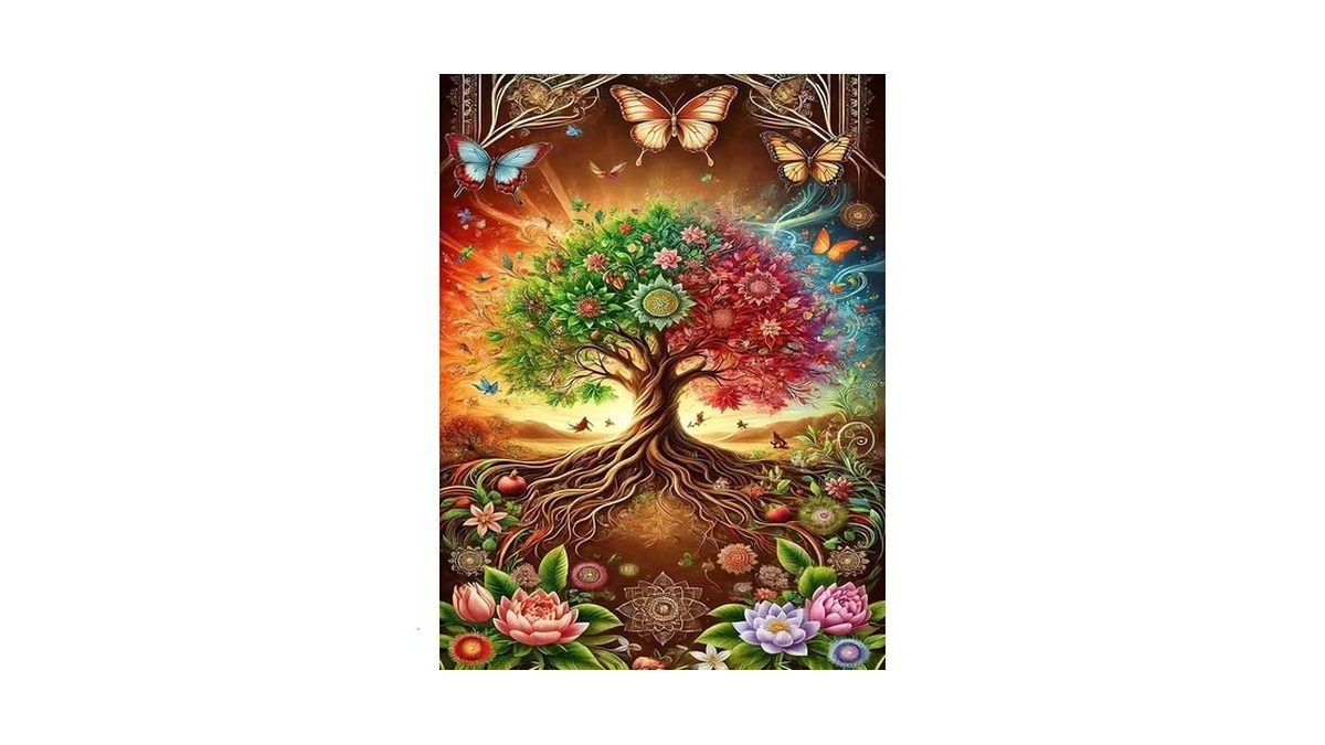 Zythron Tree Diamond Art,diamond Art Kits For Adults Beginner,tree Of