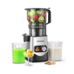 Techrise 3-in-1 Cold Press Juicer With 6" Wide Feed Chute,