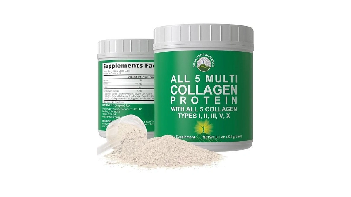 Peak Performance All 5 Multi-collagen Protein Powder Peptides Multi-collagen Contains