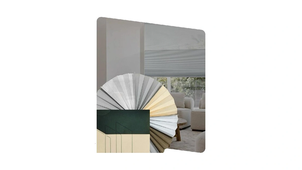 Yoolax Smart Day & Night Cellular Shades, Fabric Swatches For