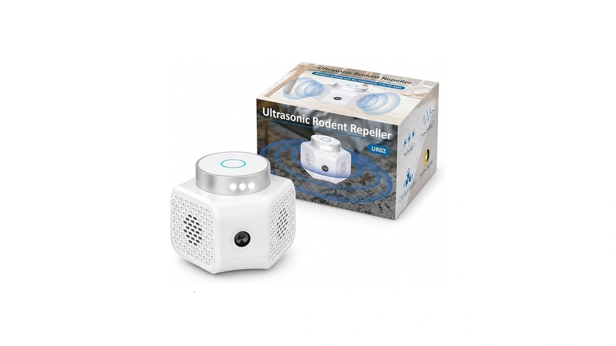 Ultrasonic Mouse Repellent Plug In Indoor, No-touch Rodent Repellent For