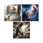Zythron 3pcs Diamond Art Kits For Adults Jesus Diamond Painting