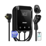 Aimiler Level 2 Electric Vehicle (ev) Charger(wifi App/plug-play), 40a, 25ft