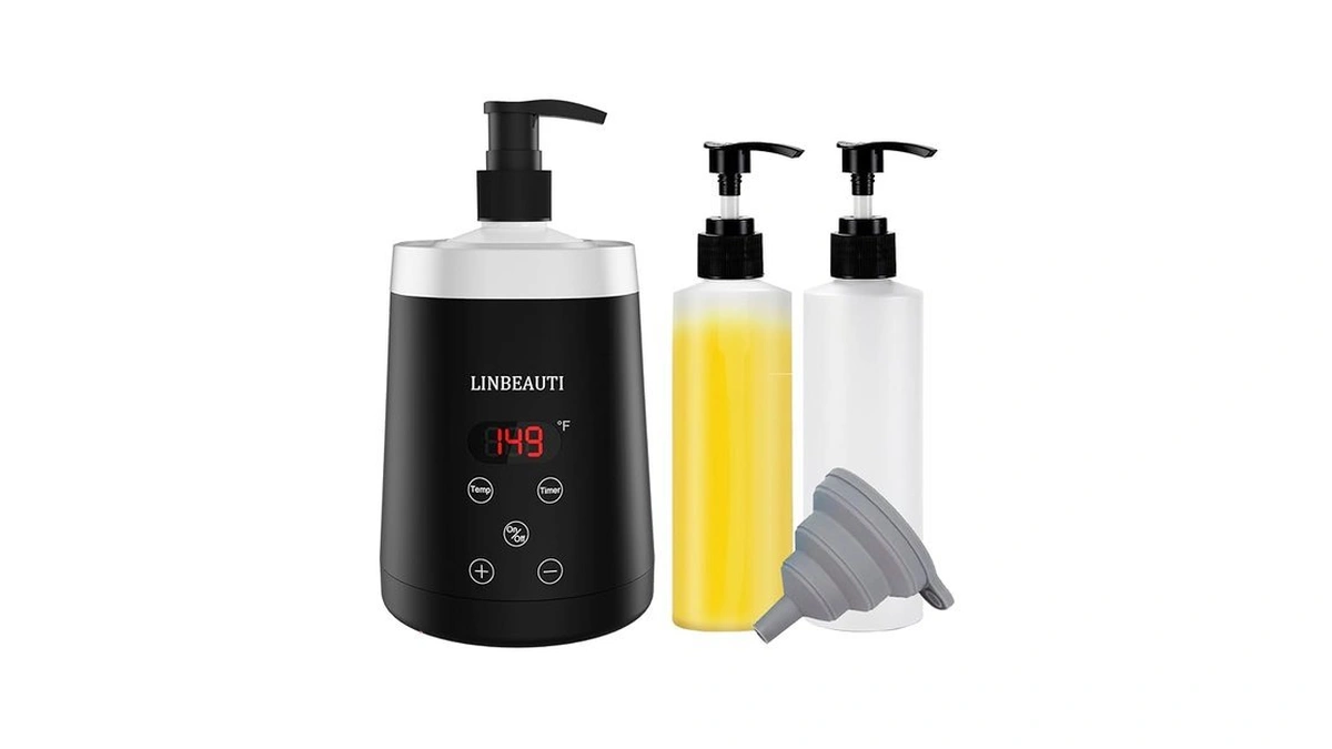 Massage Oil Warmer Bottle Electric Lotion Digital Heater For Spa,