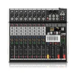 Professional 8 Channel Audio Mixer With Bluetooth, Xlr Inputs, 99