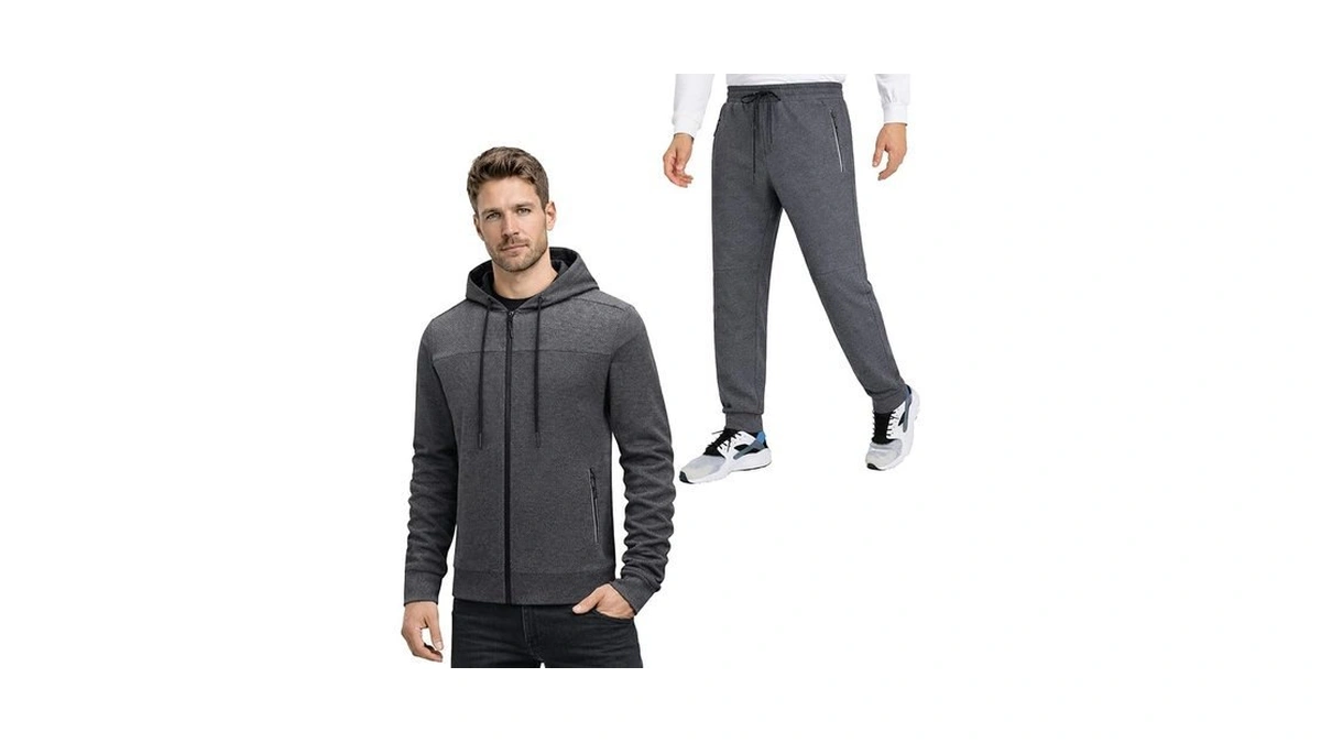 Ryly Rexperformance Mens Tracksuit 2 Piece Set Casual Sweatsuits Full